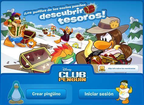 club penguin iniciar sesión.